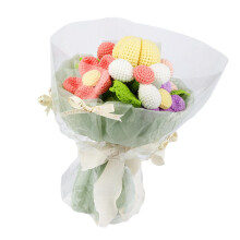 Crochet Flower Bouquet Gift Set Handmade Crochet Kit for Home Decor and Special Occasions