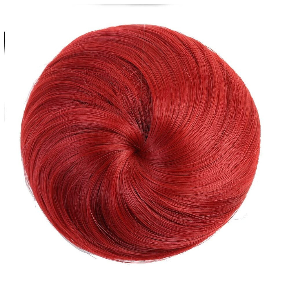 Unisex Hair Bun Donut Bun Wig Chignon Hairpiece Clipin Updo Extensions Synthetic Fiber Ballet Buns Women Model 101 Color 106