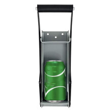 Wall Mounted 16oz Heavy Duty Can Crusher for Recycling with Bottle Opener and Cushioned Grip