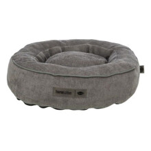 Hundekorb - TRIXIE - VITAL LENNOX - Chenille-Stoff - Ø 50 cm - Grau