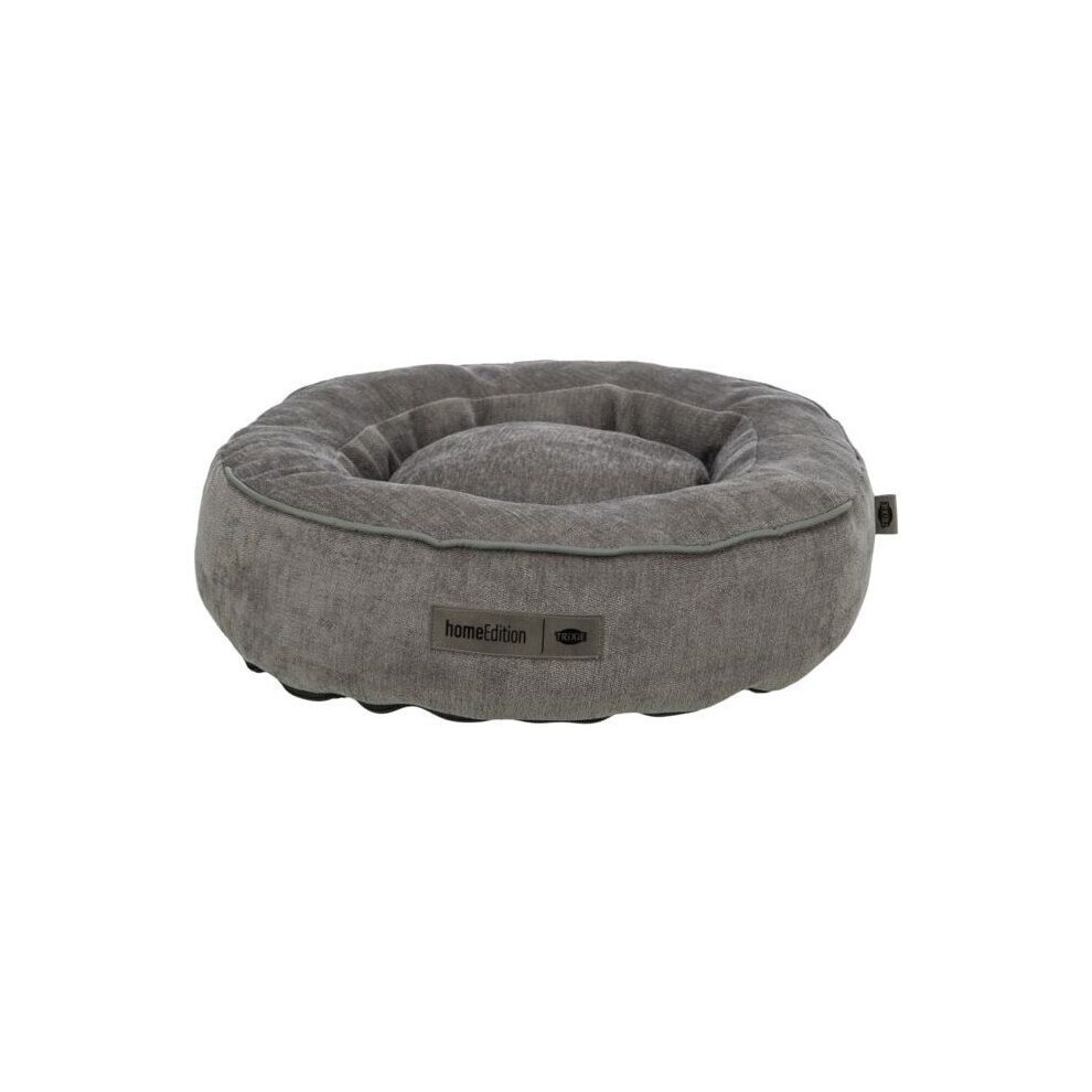 Trixie Dog Basket - Vital Lennox - Chenille Fabric - Ø 50 Cm - Gray