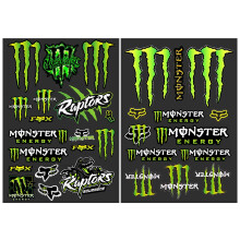 motorcycle helmet stickers, monster energy sticker, motocross, suitable for helmet enthusiasts
