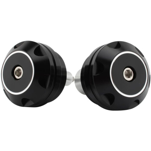 SIKUAI Motorcycle Pair Front Axle Cap Nut Covers For RnineT 2017, Black 1