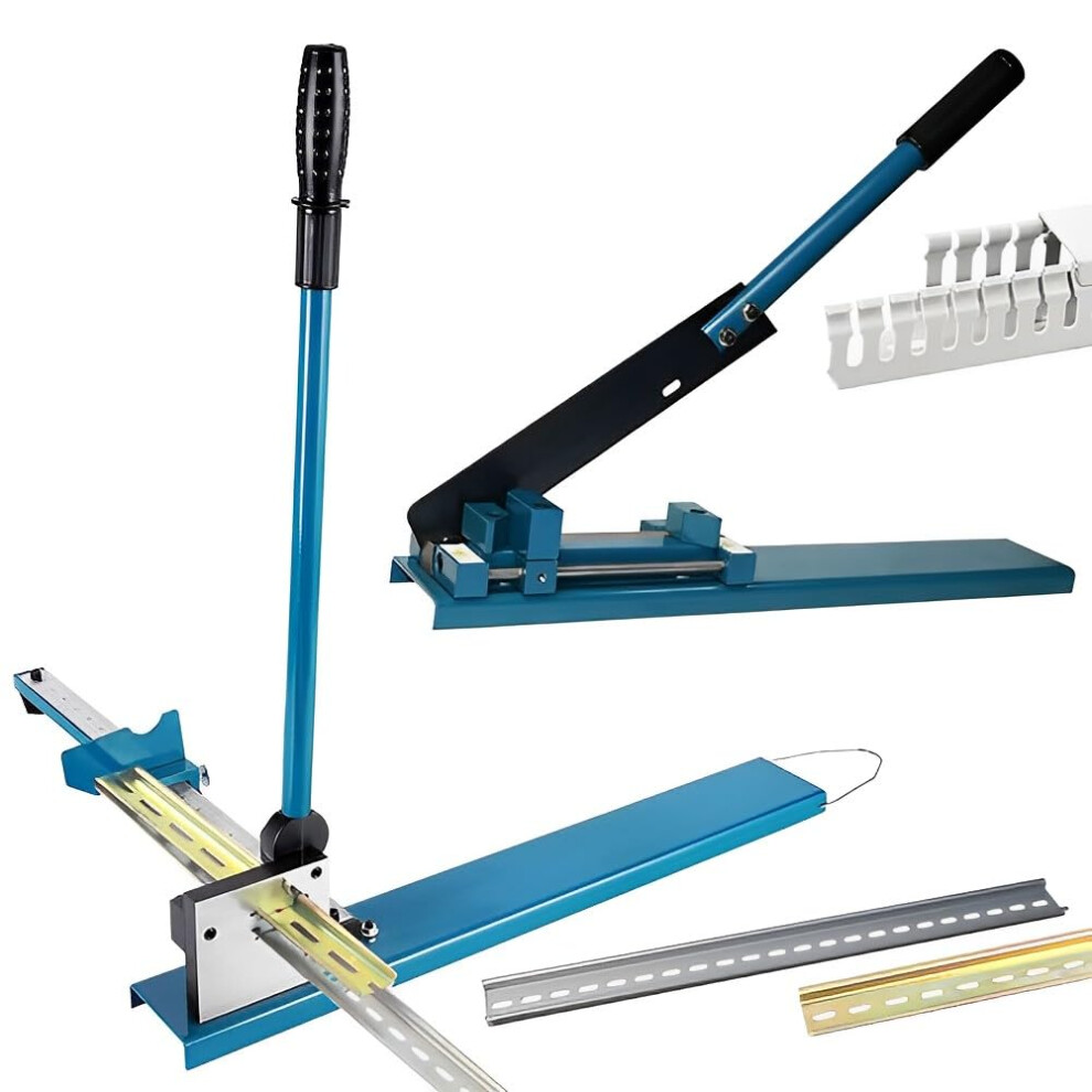 Manual Guide Rail Cutter With Double Groove Transfer Slider For Slotted Aluminium Cutting Bench Trunking 9382693526670