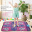 Dance Mat HD AV Interface LED Light – 80x96cm Single Player Interactive Step Pad 12