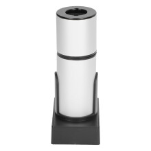 Verstellbares Handheld-Drink-Cocktail-Raucherset aus Aluminum-Zink-Legierung, Silber