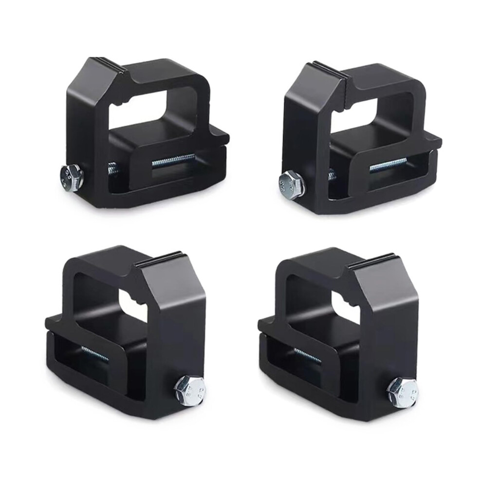 4 X Mounting Clamps, Cable Tray Clamps, Truck, Camper, Shells, Durable, For Truck Pickup Bk 9347817969153
