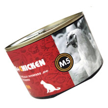 Cibo umido in scatola per gatti 170g/6.0oz Tonno & Pollo, Equilibrato e Gustoso