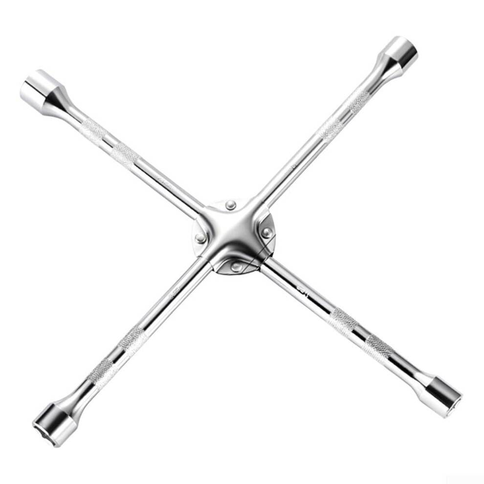 Car Wheel Lug Nut Wrench Four Way Cross 17Mm 19Mm 21Mm 23Mm Heavyduty Steel 18Inch Long Handle For Automotive Lug Nuts 9426802606560