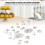 Mini Ceramic Dollhouse Tea Cup Set 12 pcs, 4.6cm, Decorative 10