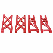Aluminium-Querlenker-Set (vorne/hinten), Upgrade-Teile, kompatibel mit Arrma RC Schwingen-Set, stabile Performance, Aluminium-Querlenker vorne/hinten