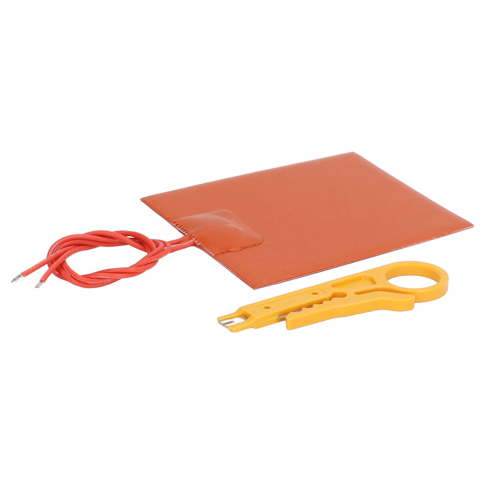 Silicone Rubber Heating Mat 12V 20W Safe Flexible High Dielectric 250C 4651373341946