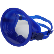 Spearfishing Mask Ultra Lightweight Construction Hydrodynamic Profile Panoramic Field Of View Tempered Glass Lens Soft Silicone Seal For Freediving Un