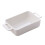Stylish Rectangular Design Baking Pan, Fine White Porcelain With Double Handles, Versatile Baking Dish For Everyday Use And Professional Cooking, 1
