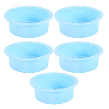 Lavabo redondo de silicona flexible, multiusos, no tóxico y seguro para cocina y baño, 1 unidad.