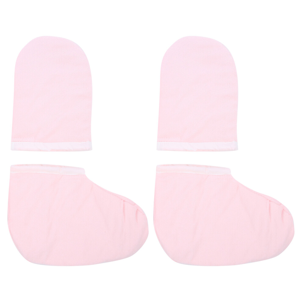 Washable Reusable Paraffin Spa Liners Hydrating Gloves With Snap Closure Moisturizing Treatment Heat Therapy For Hands Feet Stylish Spa Mittens