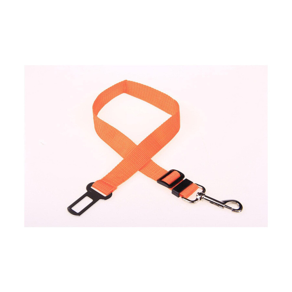 Pet Seat Belt Adjustable Safety Harness With Universal Buckle And Quickrelease Clip For Car 9187378451199
