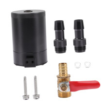 Oil reservoir tank with valve for cars, fuel line catch can to reduce gas backflow, professional, easy to use, stable.