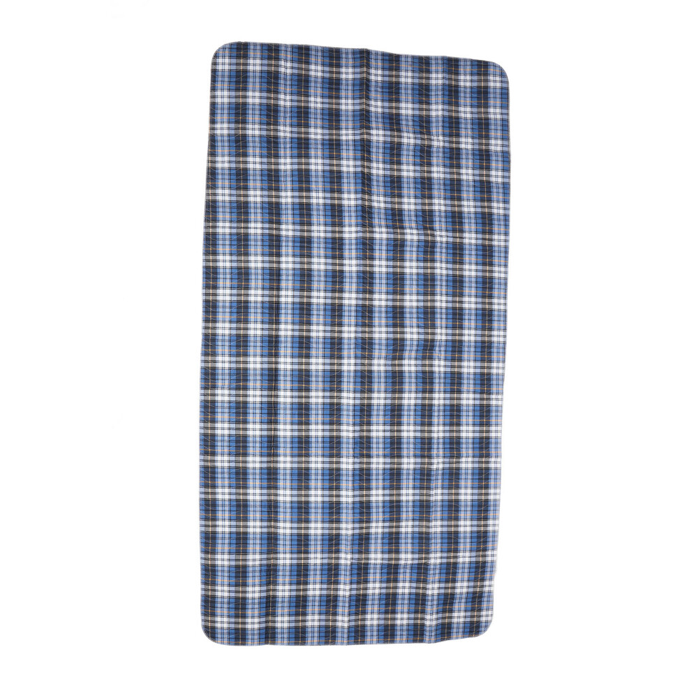 Blue Adult Incontinence Bed Pads 60X90cm Reusable Waterproof Plaid For Elderly