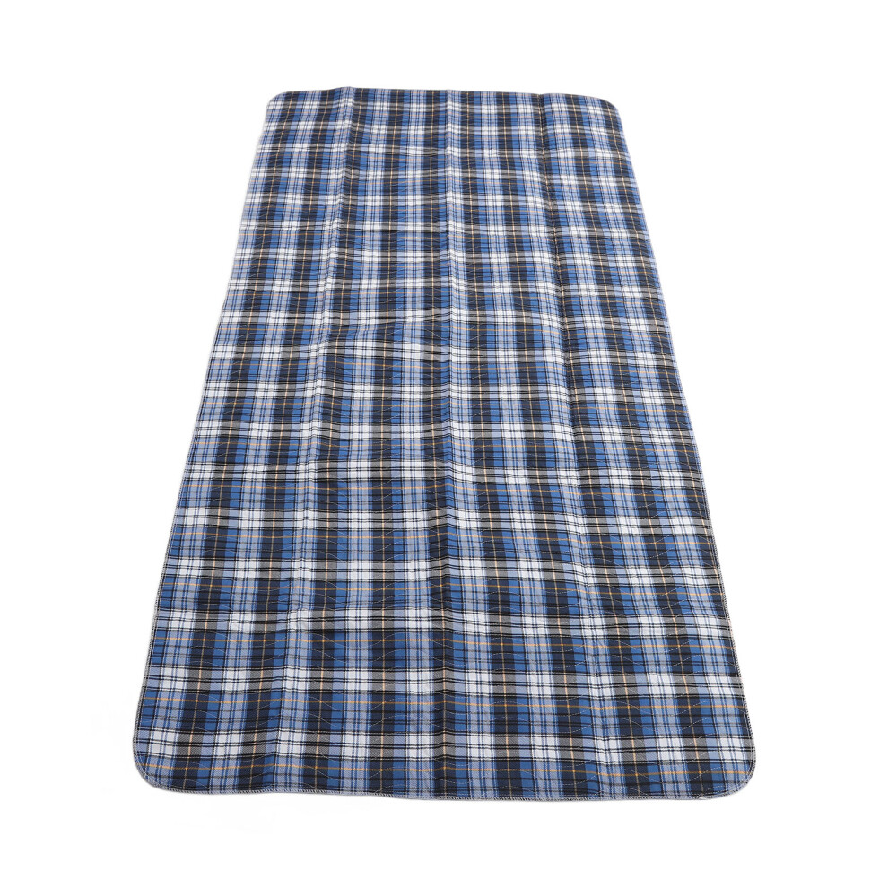 Blue Adult Waterproof Bed Pad 90X180cm Reusable Washable Incontinence Protection