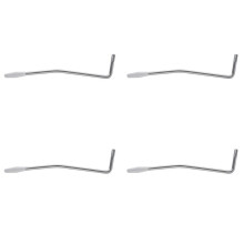 4X Silver 5.0Mm Rocker Tremolo Arm Vibrato Steel Lever for Electric Guitar Instruments