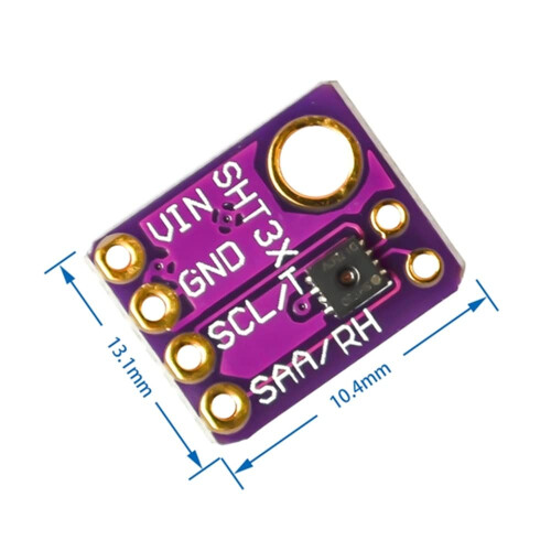SHT30D Temperature Humidity Sensor Breakout 3.3V 5V I2C Interface For Arduino Raspberry Pi ESP8266 ARM 1