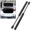 4Pcs Trunk Lid Lift Support Strut Damper for  Lancer EX EVO 2008-2015 4