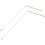 Copper Dowsing Rods - 99.9% Pure Copper 4PCS Divining Rods  Water Witching Detector 3