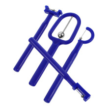 Tongue Exerciser Blue U Shaped 4pcs Oral Muscle Trainer for Kids and Adults Tongue Thrust Corrector Speech Therapy Tool