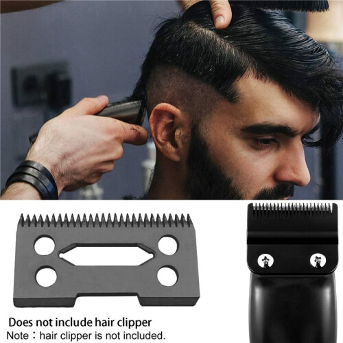 24 Pcs Ceramic Blade Ceramic Replacement Cutter ,28 Teeth Ceramic Clipper Blade Replacement Cutter 2-Hole Clipper,Black 2