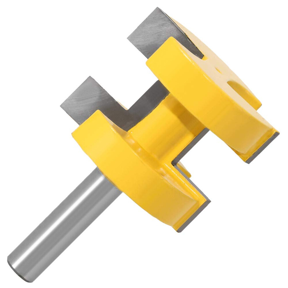 Tslot Router Bits 8Mm Shank, Squaretooth Milling Cutter For Woodworking, Carving Bits, 2Pack 9382693660725
