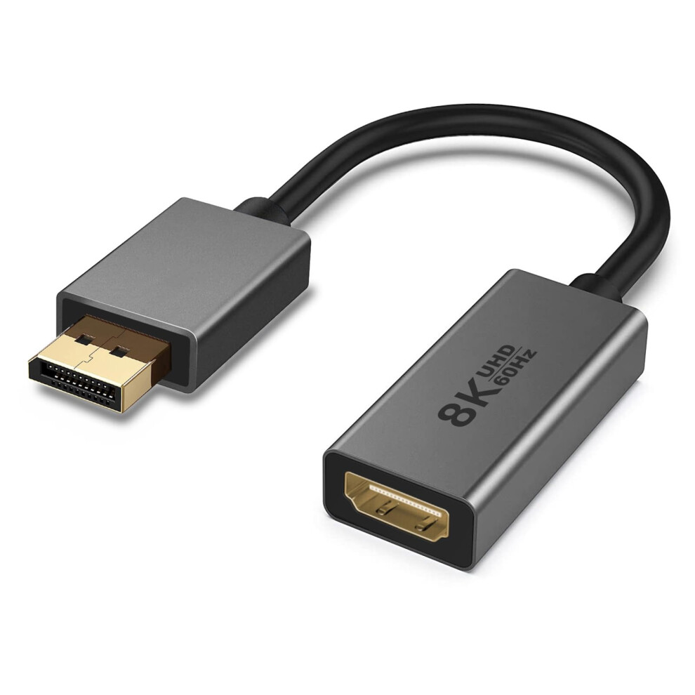 Active Dp1.4 To Hdmi2.1 Adapter 8K60hz 4K120hz Video Converter For Laptop Desktop Home Theatre Home Users 9382693660718