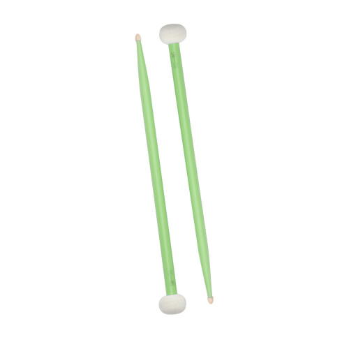 Double-Sided Maple Drum Mallets 410mm, Felt Tips, 2pcs 1