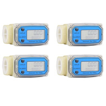 4X Medidor de Flujo Digital de Turbina Medidor de Flujo de Combustible Medidor de Flujo de Turbina para Productos QuíMicos Medidor de Flujo de