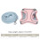 Cat Vest Harness & Leash Set, Reflective, Adjustable, Blue Pink M 6