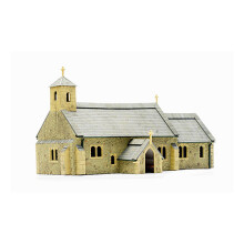 OO Building plastic kit (house) - Village church - Dapol Kitmaster C029