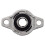 FL001 Alliage de zinc 12mm roulement a 1