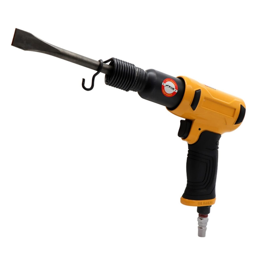 Air Hammer Pneumatic Tool 190W Professional Handheld Pistol Grip Rust Remover With 4 Chisels Set 9189345336669