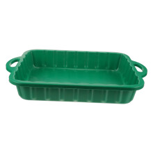 Large oil drain pan made of reinforced oil change container for efficient auto repairs and fluid collection