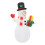 1.5m Inflatable Snowman Decoration with Lights 3