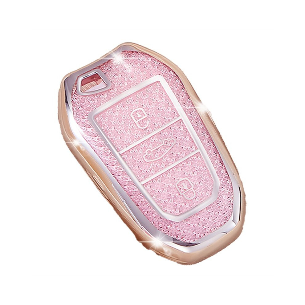 For 408 308 2008 4008 3008 508 5008 508L 301 Ladies Key Cover Remote Car Key Case Fob Bag Accessories 6131633172667