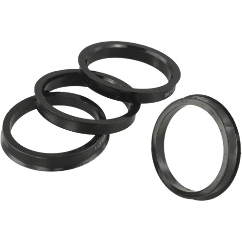 Plastic wheel spacers, 66 mm, for improved alignment and comfort, 4 pieces 1