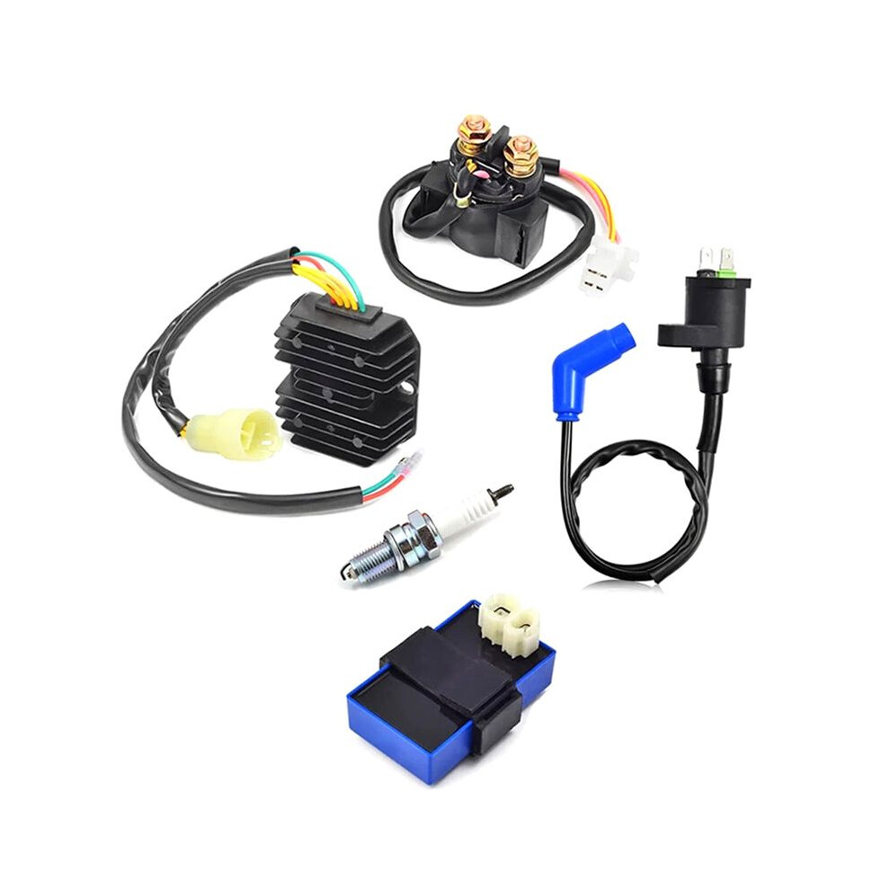 30410-Hc4-770 Cdi Box Ignition Coil Voltage Regulator Rectifier Relay Kit For Fourtrax 300 Trx300 Trx300fw 1993 6032952482089