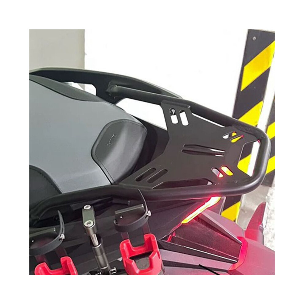 Motorcycle Rear Luggage Rack Cargo Bracket Support Tail Box Top Rear Cargo Bracket For Adv 350 Adv350 2025 Black 6132564434732