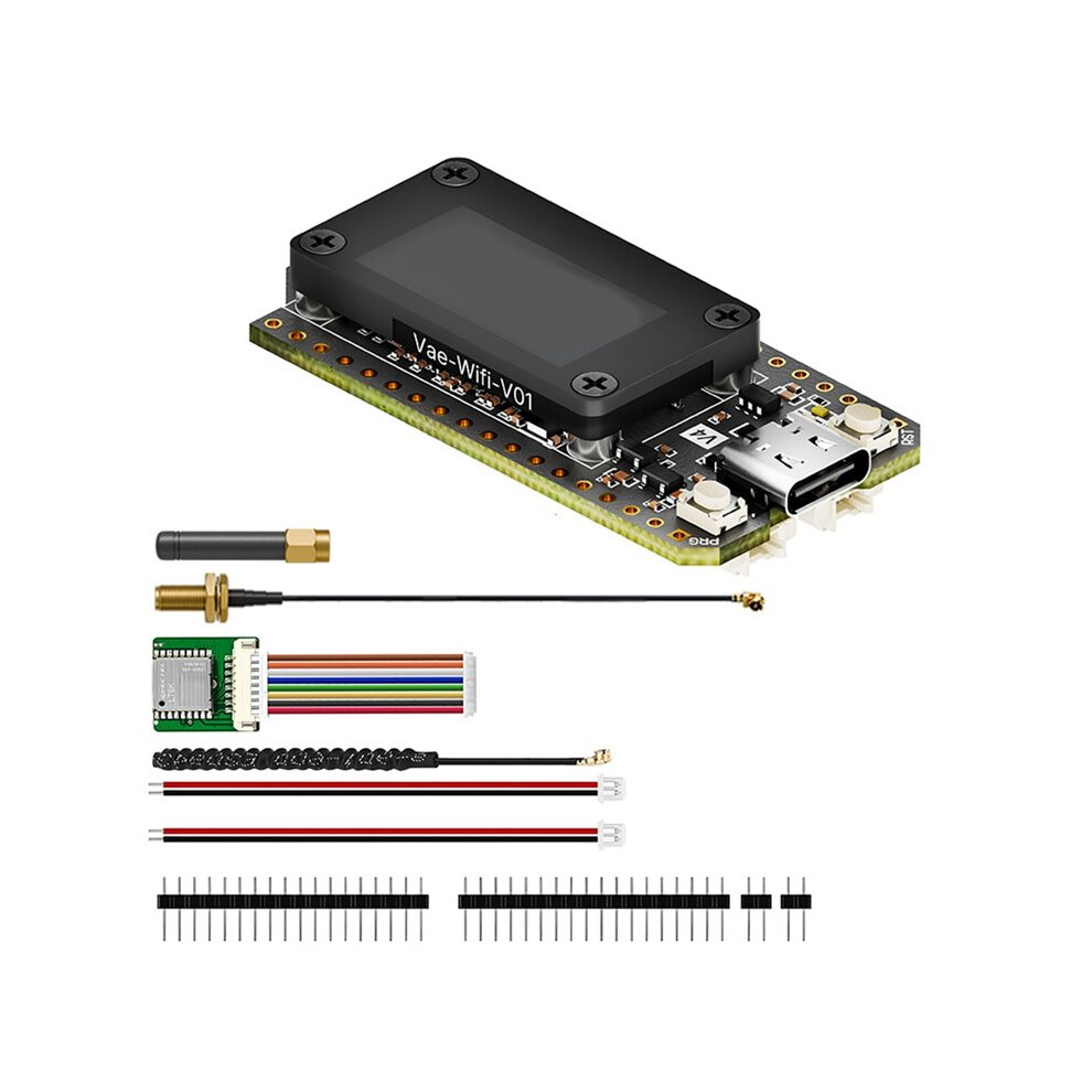 Meshtastic Heltec V4 0.96Inch Oled Solar Powered Lora 32 V4 Dev-Board Gps Esp32 Sx1262 Wifi Ble Low Power For Iot 6031269418958