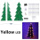 3D Christmas Tree DIY Kits Yellow LED Flashing Tree DIY Kit 3D Christmas Tree for Soldering Practice Learning 8