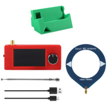 SI4732 Radio Receiver Kit 10KHz-180MHz 1.9inch Display Shortwave Radio FM/AM/LSB/USB+Stand+ Antenna SI4732 Radio