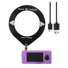 Pocket Radio SI4732 LSB USB AM FM AM Radio with 180mhz Antenna SW MW VHF Radio 1.9inch IPS Screen