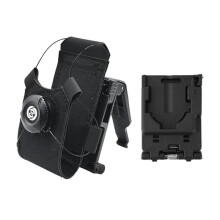Recorder Case Vaste Set met Universele Achterpaneelclip voor Heupriem Snelle Omkeerbeveiliging Recorder Case Cover,A