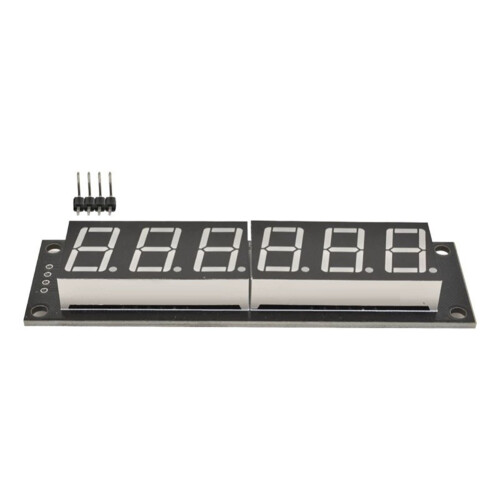 TM1637 6-Digit 0.56 Inch 7 Segments Digital Tube Clock Module White LED Display